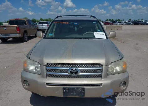 2007 Toyota Highlander Hybrid Limited V6 из США, поврежденный, VIN JTEDW21A070019124